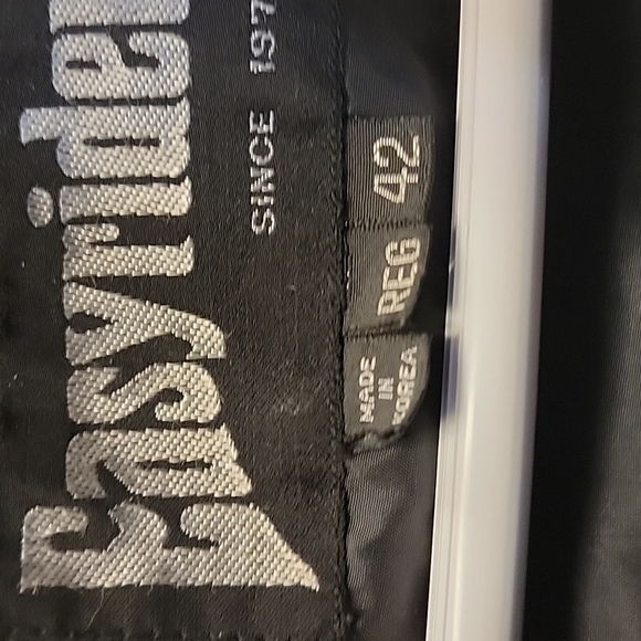 Mens  leather pullover jacket - Picture 7 of 8